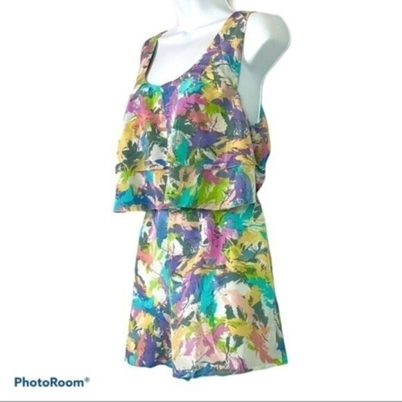R 89 Silk Romper - NWOT - Picture 3 of 10